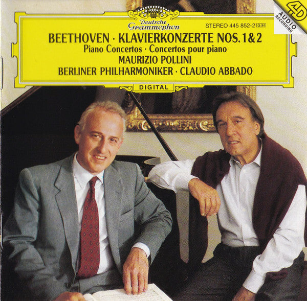 Beethoven*, Maurizio Pollini, Berliner Philharmoniker ? Claudio Abbado - Klavierkonzerte Nos. 1 & 2 = The Piano Concertos = Les Concertos Pour Piano - Beethoven, Maurizio Pollini, Berliner Philharmoniker ? Claudio Abbado - CD