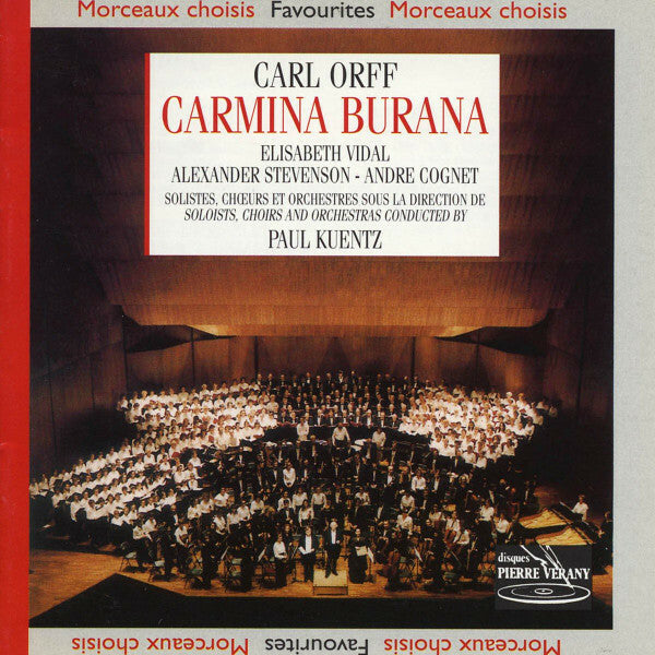 Carl Orff - Carmina Burana - Carl Orff - CD