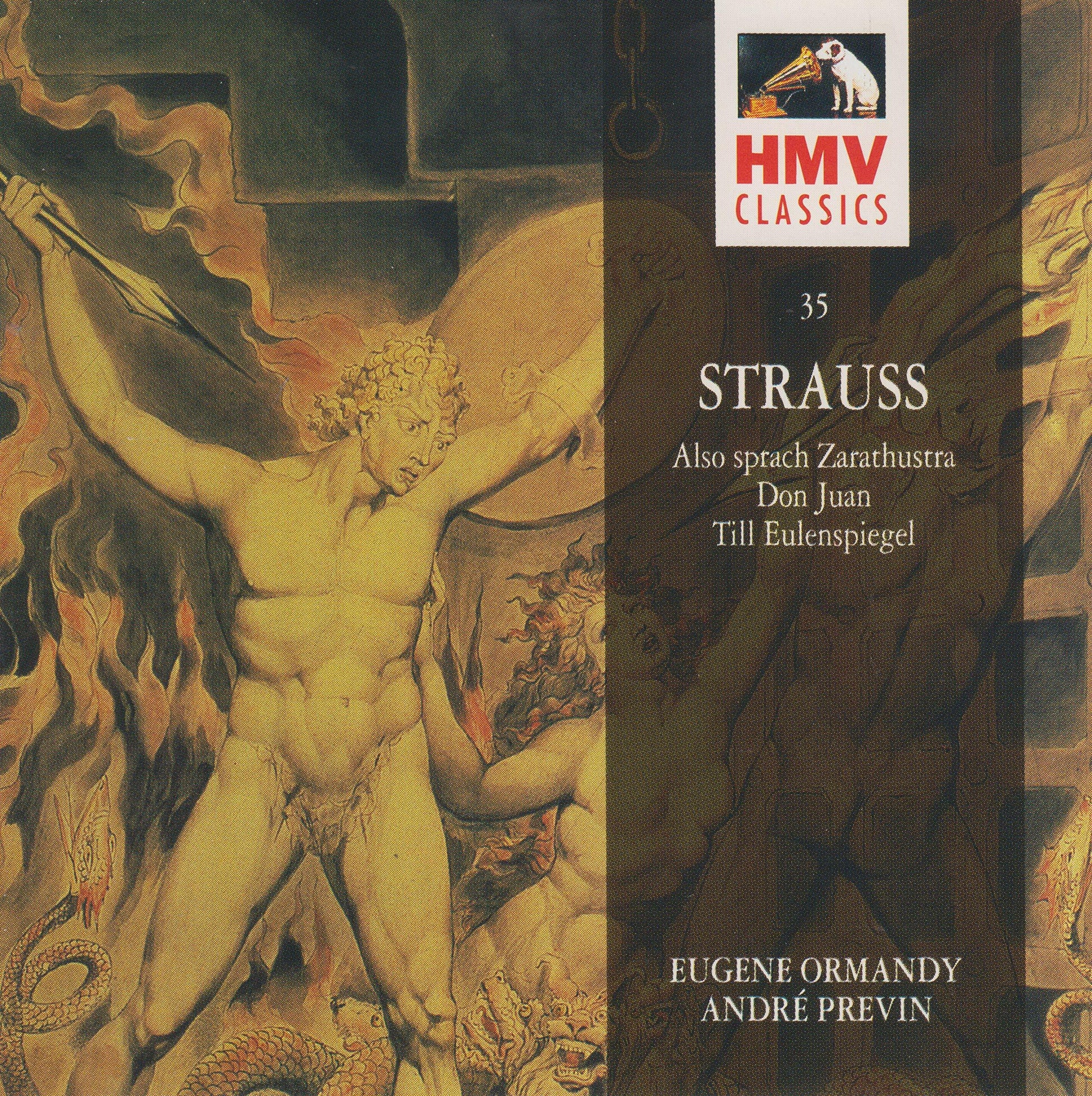 EUGENE ORMANDY Strauss Also Sprach Zarathustra etc CD -  - CD