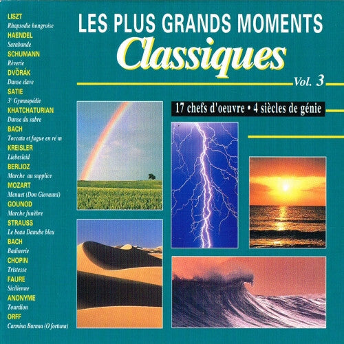 Collectif - Les Plus Grands Moments Classiques Vol. 3 - Collectif - CD