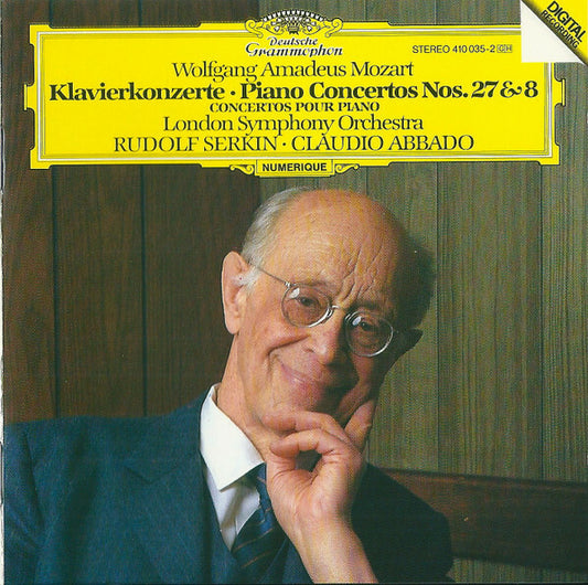 Wolfgang Amadeus Mozart  -  London Symphony Orchestra, Rudolf Serkin, Claudio Abbado - Klavierkonzerte · Piano Concertos Nos. 27 & 8 - Wolfgang Amadeus Mozart - CD