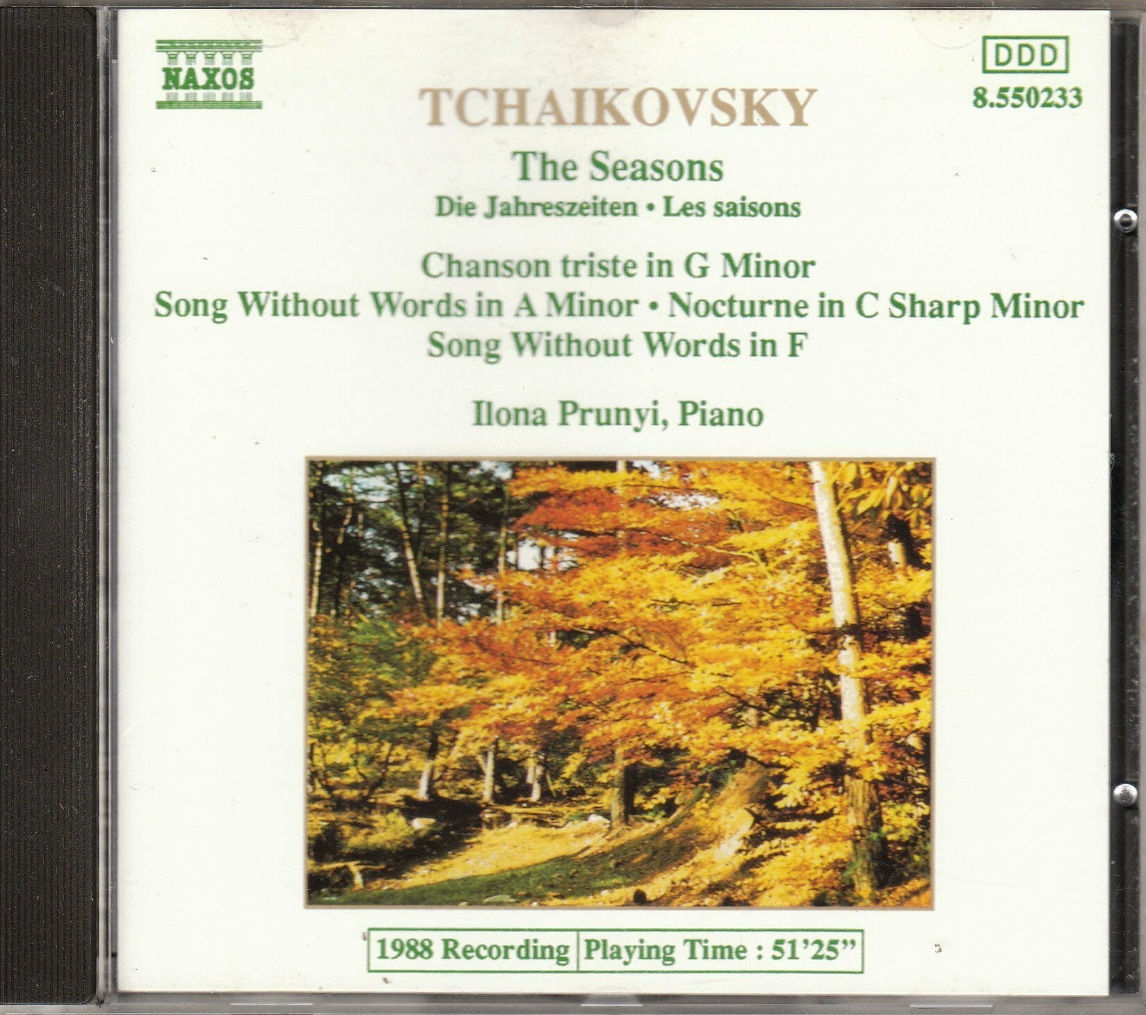 Tchaikovsky: The Seasons -  - CD
