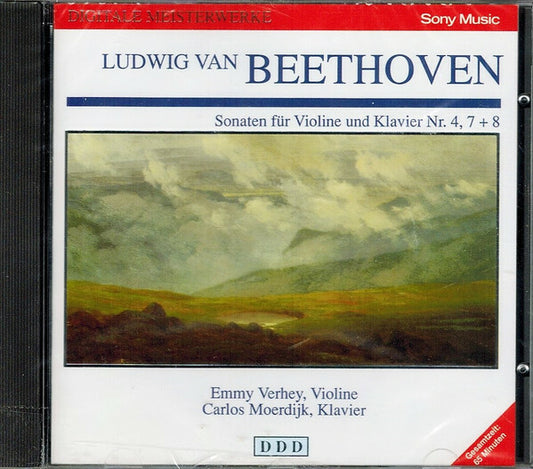 Ludwig van Beethoven - Emmy Verhey, Carlos Moerdijk - Sonaten Für Violine Und Klavier Nr. 4, 7 + 8 - Ludwig van Beethoven - CD
