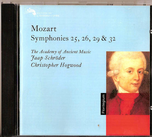 Mozart* - Jaap Schröder, The Academy Of Ancient Music, Christopher Hogwood - Symphonies 25, 26, 29 & 32 - Mozart - CD