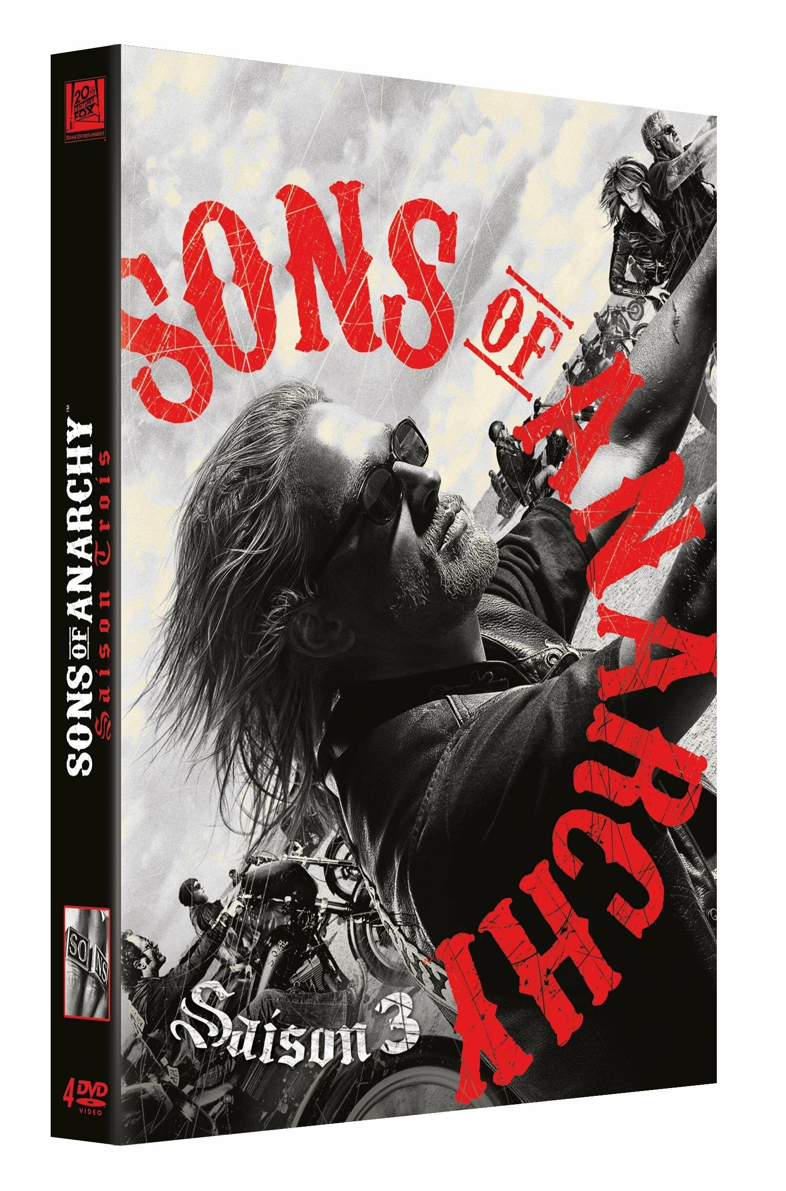 Sons of anarchy, Saison 3 - Coffret 4 DVD - Inconnu - DVD