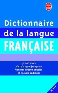 Dictionnaire de la langue française - Collectif - Livre