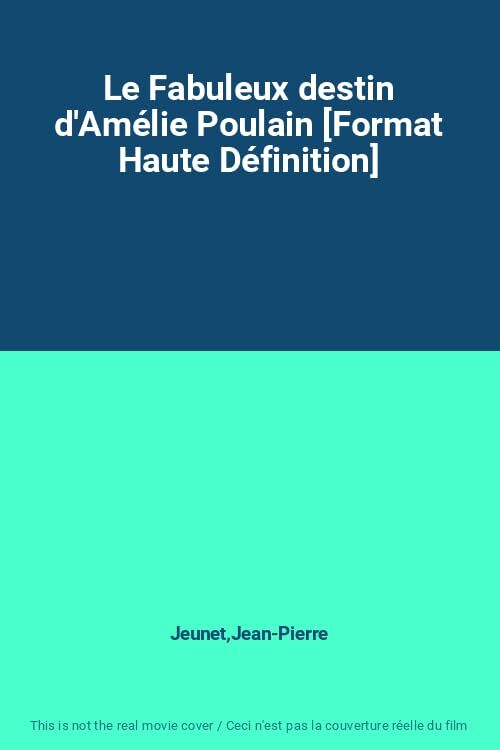 Le Fabuleux destin d'Amélie Poulain (Format Haute Définition) - Jeunet,Jean-Pierre - DVD
