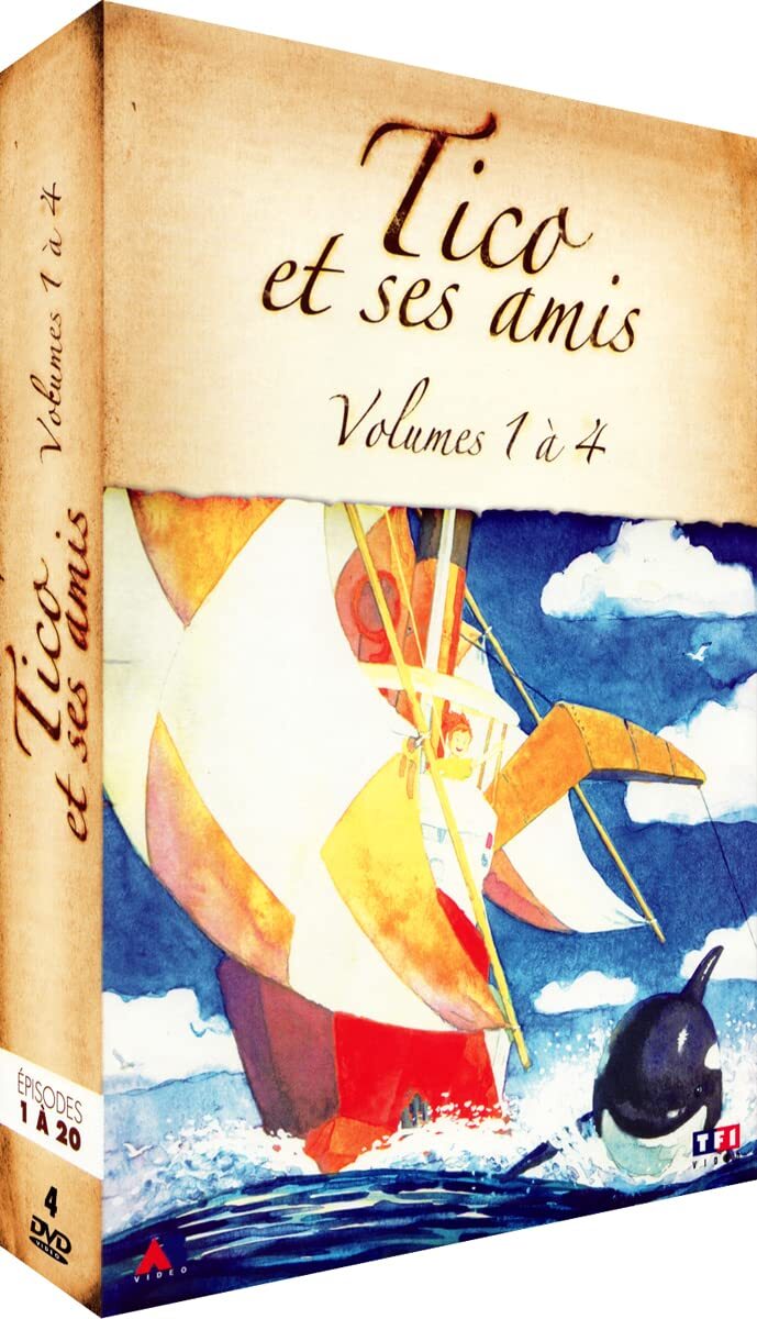 Tico et Ses Amis-Vol. 1 à 4 - Jun Takagi - DVD