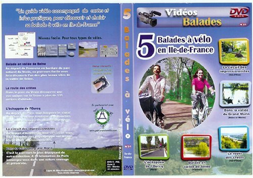 Vidéos balades : 5 balades à vélo en Île-de-France - Inconnu - DVD