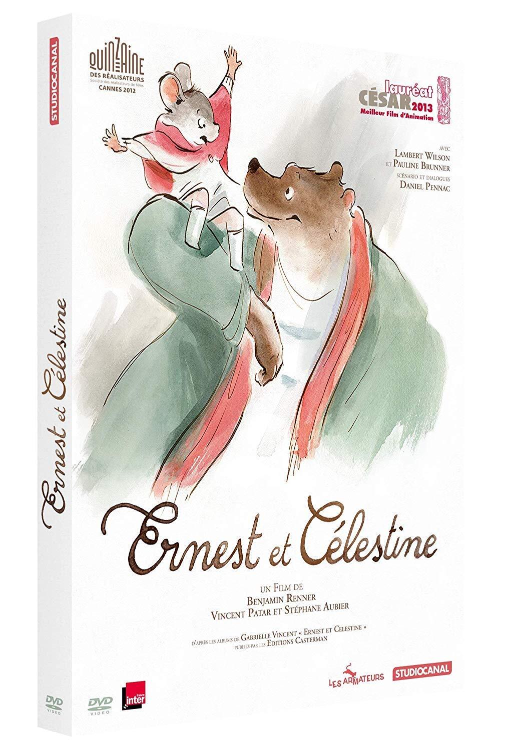 Ernest et Célestine (César 2013 du meilleur film d'animation) - Stéphane Aubier, Vincent Patar, Benjamin Renner - DVD