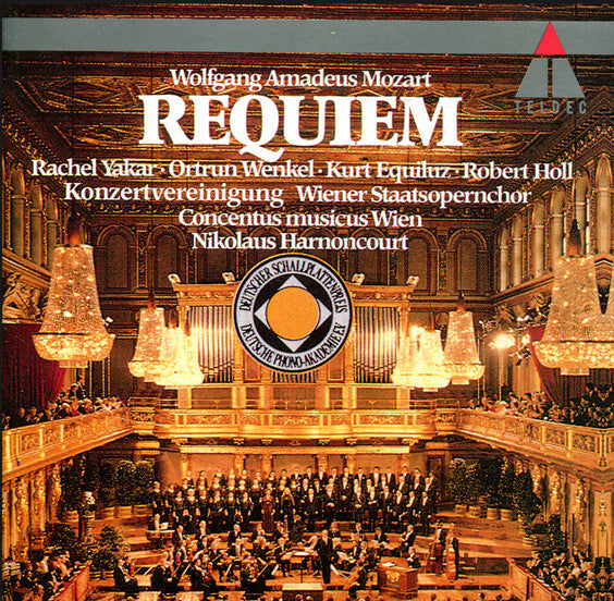 Wolfgang Amadeus Mozart, Rachel Yakar, Ortrun Wenkel, Kurt Equiluz, Robert Holl, Konzertvereinigung Wiener Staatsopernchor*, Concentus Musicus Wien, Nikolaus Harnoncourt - Requiem - Nikolaus Harnoncourt, Wolfgang Amadeus Mozart, Konzertvereinigung Wiener Staatsopernchor, Concentus Musicus Wien, Robert Holl, Rachel Yakar, Ortrun Wenkel, Kurt Equiluz - CD