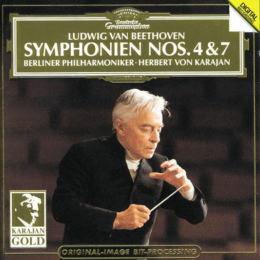 Ludwig van Beethoven, Berliner Philharmoniker ? Herbert von Karajan - Symphonien Nos. 4 & 7 - Ludwig van Beethoven, Berliner Philharmoniker ? Herbert von Karajan - CD