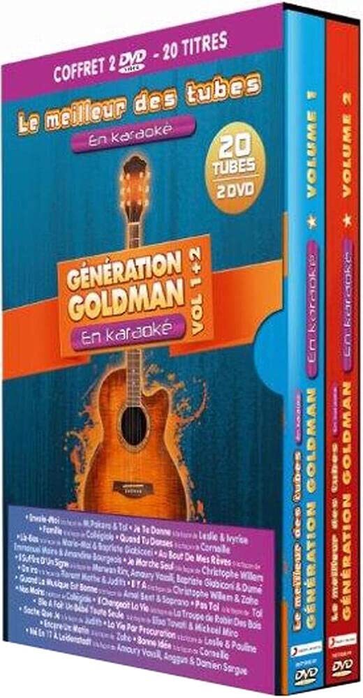 Gérénation Goldman en karaoké-Vol. 1 & 2 - Inconnu - DVD