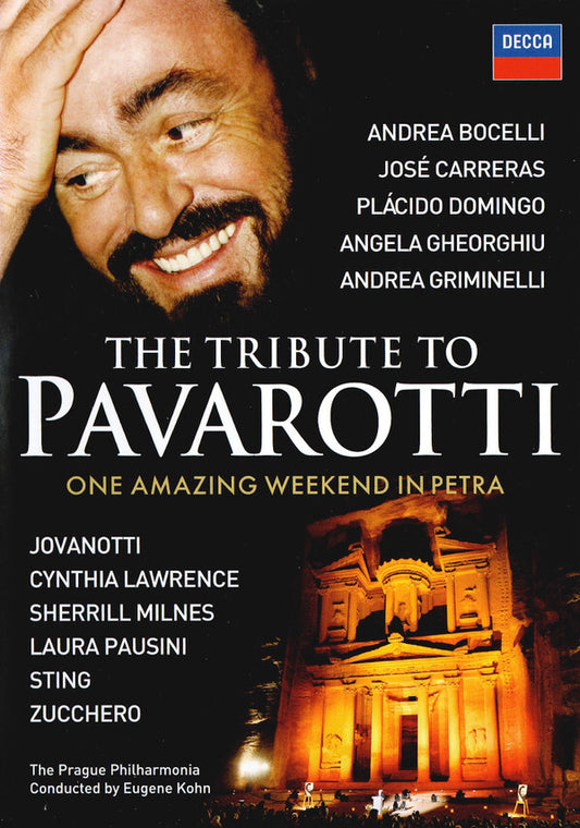 Collectif, The Prague Philharmonia* / Eugene Kohn - The Tribute To Pavarotti - One Amazing Weekend In Petra - Collectif, The Prague Philharmonia, Eugene Kohn - DVD