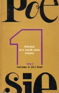 Anthologie de la nouvelle poésie française Tome II - Collectif - Livre