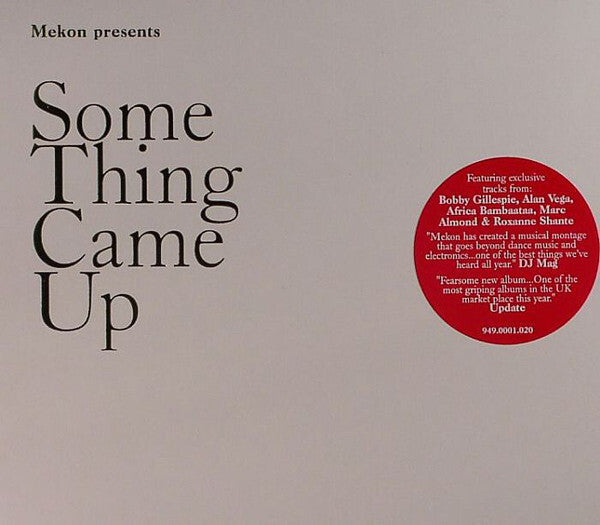 Mekon - Some Thing Came Up - Mekon - CD