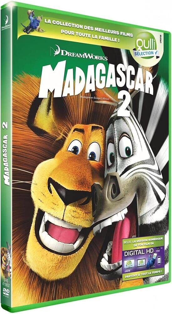Madagascar 2 (DVD + Digital HD) - Tom McGrath, Eric Darnell - DVD