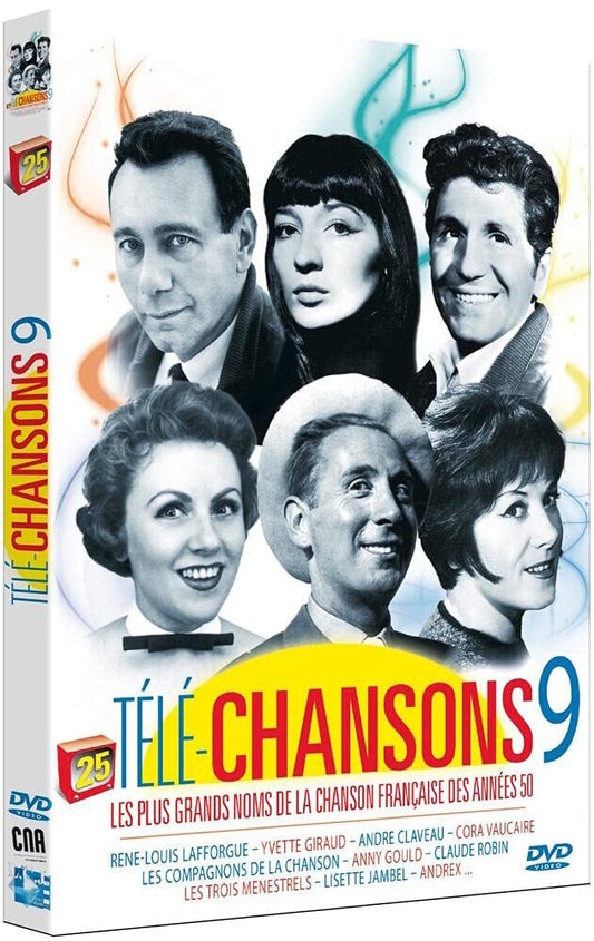 Télé 9 : Les Plus Grands Noms de la Chanson française des années 50 - Inconnu - DVD