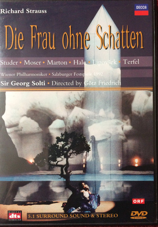 Richard Strauss - Studer*, Moser*, Marton*, Hale*, Lipov?ek*, Terfel*, Wiener Philharmoniker, Georg Solti - Die Frau ohne Schatten (1992 Salzburger Festspiele) - Richard Strauss - DVD
