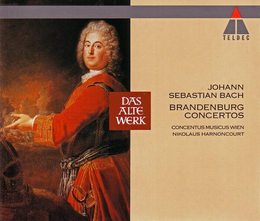 Johann Sebastian Bach - Concentus Musicus Wien, Nikolaus Harnoncourt - Brandenburg Concertos - Johann Sebastian Bach - CD