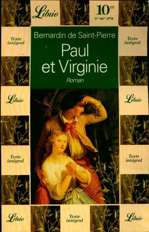 Paul et Virginie - Jacques-Henri Bernardin de Saint Pierre - Livre