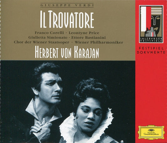 Giuseppe Verdi, Herbert von Karajan, Wiener Philharmoniker, Wiener Staatsopernchor, Franco Corelli, Leontyne Price, Giulietta Simionato, Ettore Bastianini - Il Trovatore - Giuseppe Verdi, Herbert Von Karajan, Wiener Philharmoniker, Leontyne Price, Wiener Staatsopernchor, Ettore Bastianini, Franco Corelli, Giulietta Simionato - CD