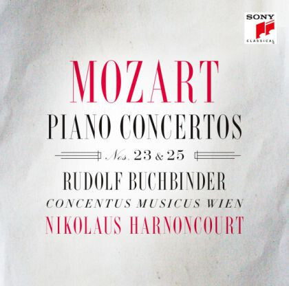 Mozart* - Rudolf Buchbinder, Concentus Musicus Wien, Nikolaus Harnoncourt - Piano Concertos Nos. 23 & 25 - Mozart - CD