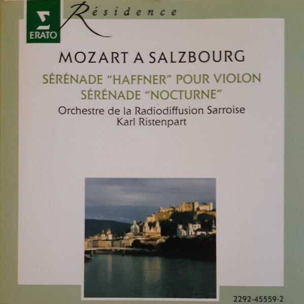Mozart*, Orchestre De La Radiodiffusion Sarroise*, Karl Ristenpart - Mozart A Salzburg - Mozart, Orchestre De La Radiodiffusion Sarroise, Karl Ristenpart - CD
