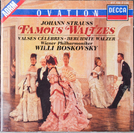 Johann Strauss* - Willi Boskovsky, Wiener Philharmoniker - Famous Waltzes - johann strauss - CD
