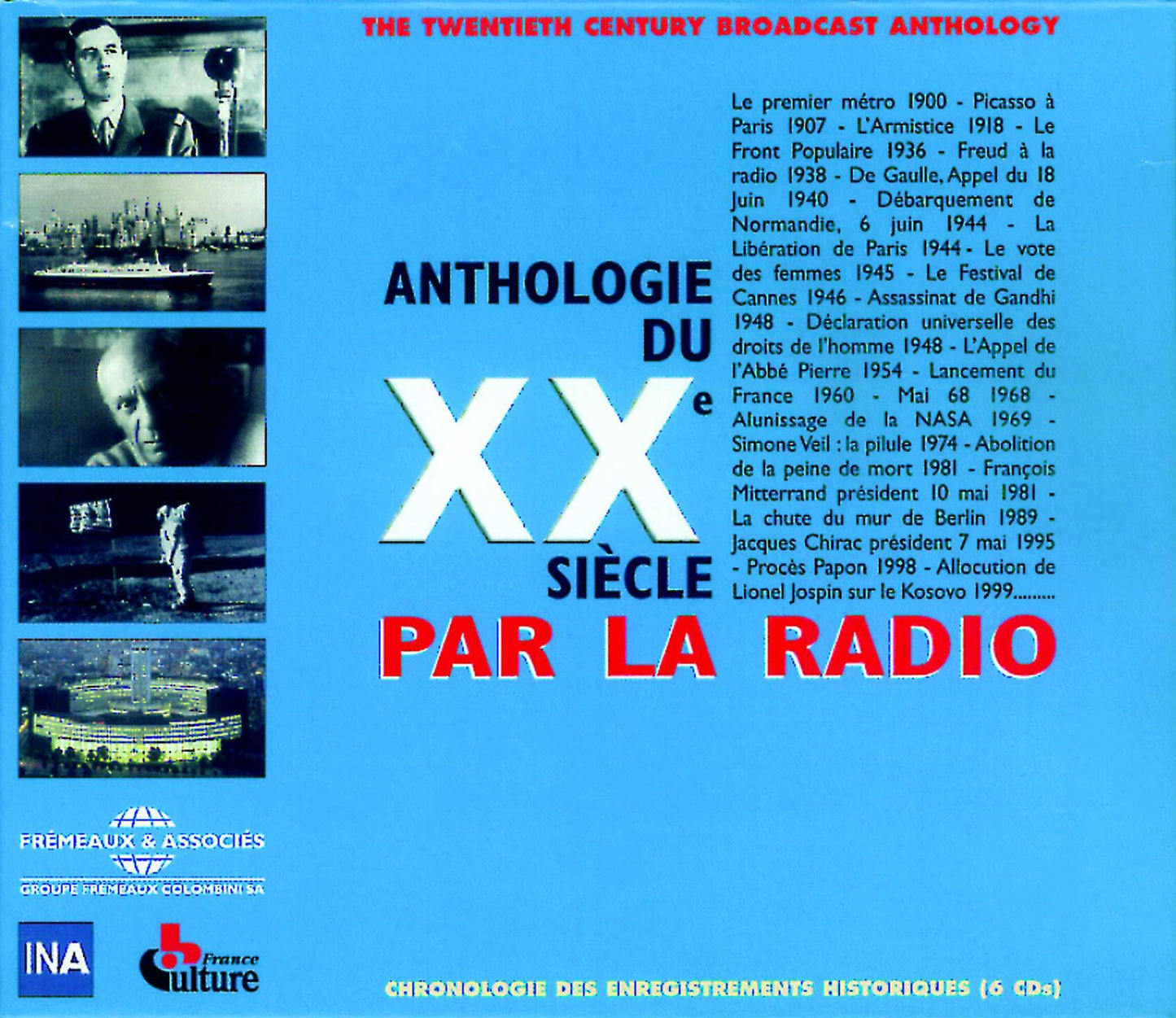 Anthologie du 20ème siècle par la radio - Artistes Divers - CD