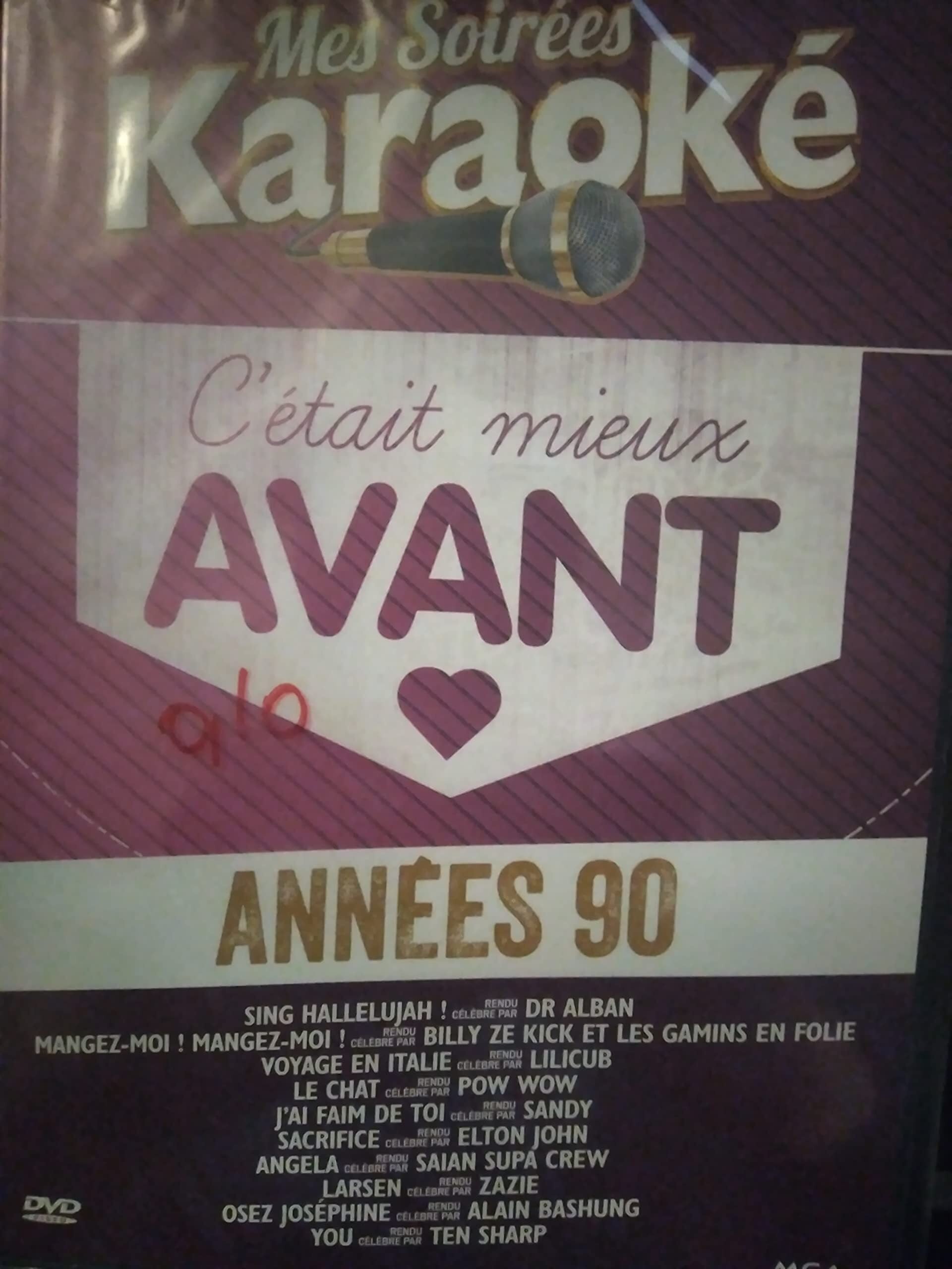 MES SOIREES KARAOKE ANNEES 90 - Inconnu - DVD