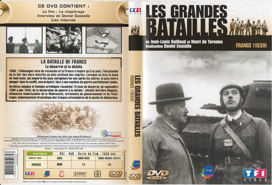 Les Grandes batailles : France (1939) - Daniel Costelle - DVD