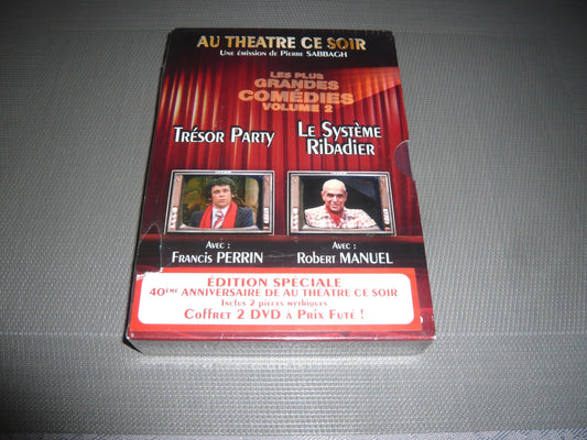 Au théâtre ce soir, vol.2 : Le système Ribadier / Trésor party - Coffret 2 DVD - Inconnu - DVD