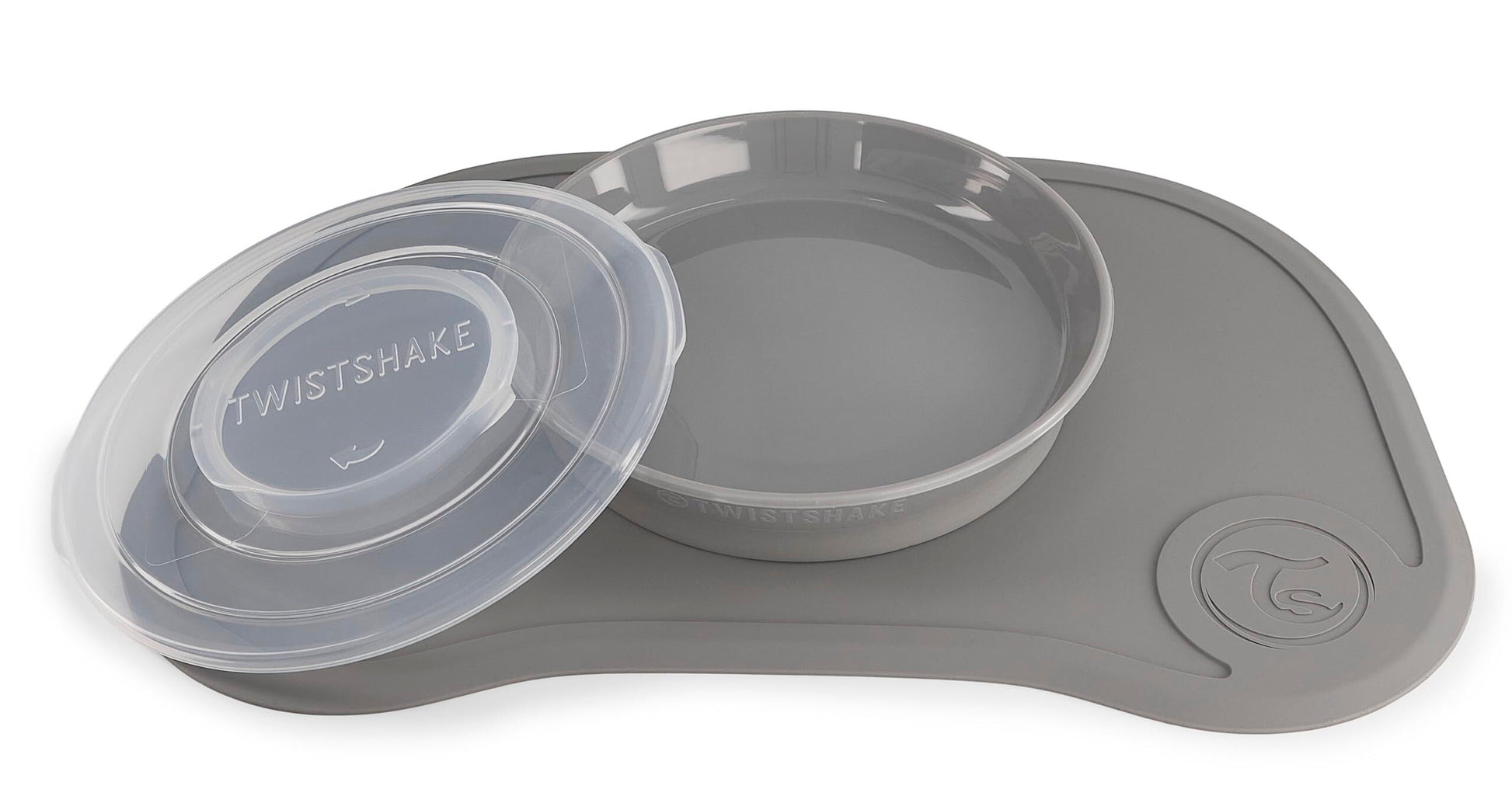 Assiette pour bébé Twistshake Click Mat Plus grise -  - Divers