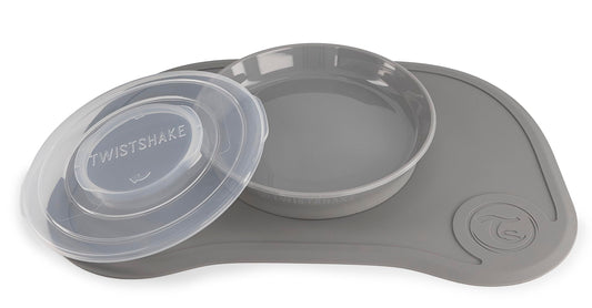 Assiette pour bébé Twistshake Click Mat Plus grise -  - Divers