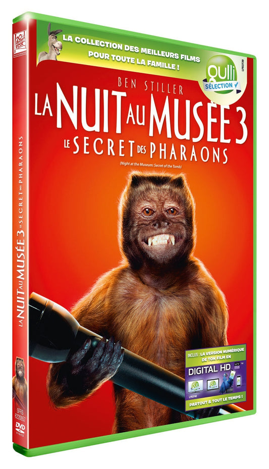 La Nuit au musée 3 : Le Secret des Pharaons - Shawn Levy - DVD