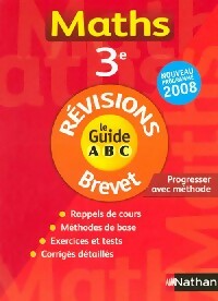 Maths 3e Brevet - Inconnu - Livre