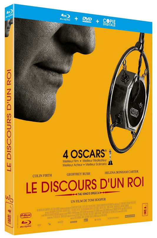 Le Discours d'un Roi (Combo Blu-Ray + DVD + Copie Digitale) - Tom Hooper - DVD