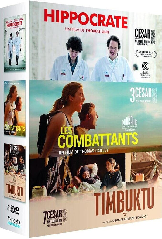 Hippocrate + Les combattants + Timbuktu - Thomas Lilti, Abderrahmane Sissako, Thomas Cailley - DVD