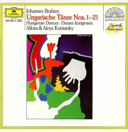 Johannes Brahms - Alfons & Aloys Kontarsky - Ungarische Tänze No. 1-21 - Johannes Brahms - CD