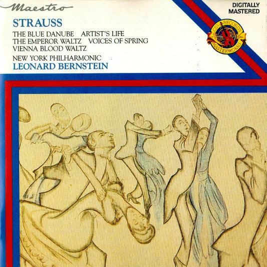 Strauss* - New York Philharmonic, Leonard Bernstein - The Blue Danube / Artist's Life / The Emperor Waltz / Voices Of Spring / Vienna Blood Waltz - Strauss - CD