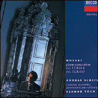 Mozart* - András Schiff, Camerata Academica Des Mozarteums Salzburg*, Sándor Végh - Piano Concertos No. 12, K414, No. 14, K449 - Mozart - CD