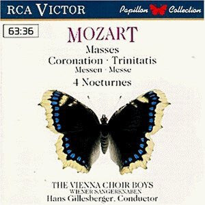 Mozart* - The Vienna Choir Boys* = Wiener Sängerknaben*, Hans Gillesberger - Masses Coronation · Trinitatis · 4 Nocturnes - Mozart - CD