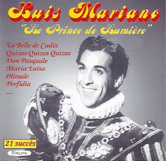 Luis Mariano - Le Prince De Lumière - Luis Mariano - CD