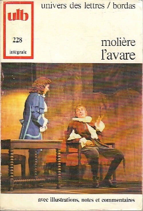 L'avare - Molière - Livre