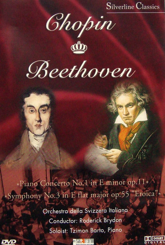 Chopin*, Beethoven* / Orchestra Della Svizzera Italiana*, Roderick Brydon, Tzimon Barto - Piano Concerto No. 1 In E Minor Op. 11 / Symphony No. 3 In E Flat Major Op. 55 Eroica - Orchestra Della Svizzera Italiana, Beethoven, Chopin, Roderick Brydon, Tzimon Barto - DVD