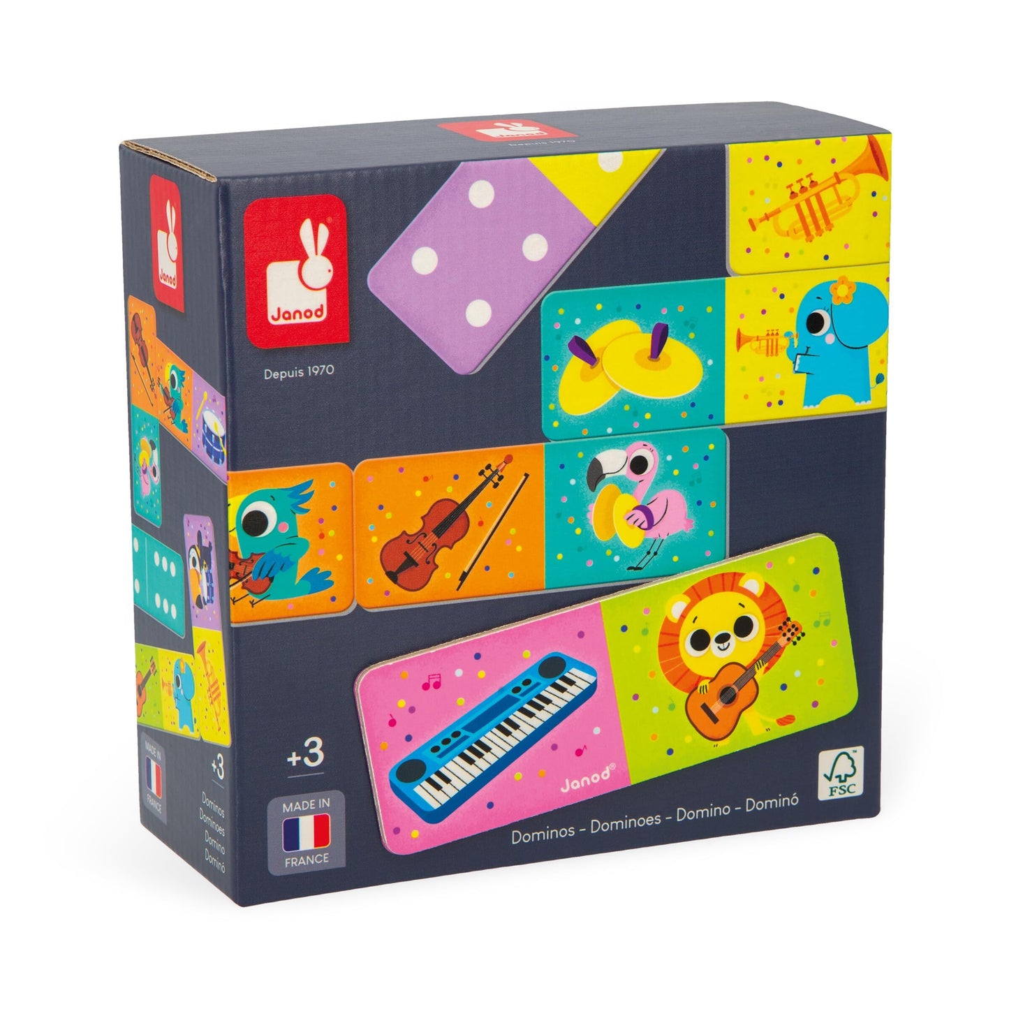 Janod - Dominos instruments de musique - J02623 -  - jeuSociete