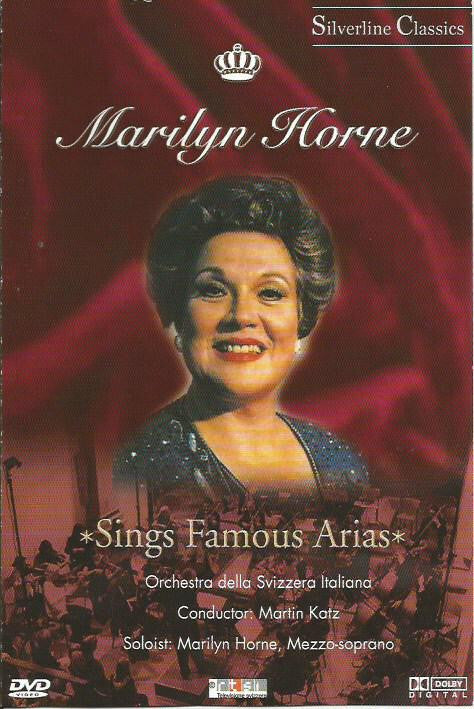Marilyn Horne, Orchestra Della Svizzera Italiana* - Sings Famous Arias - Orchestra Della Svizzera Italiana, Marilyn Horne - DVD