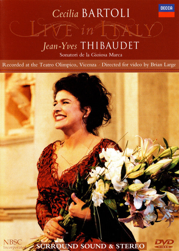 Cecilia Bartoli, Jean-Yves Thibaudet, Sonatori De La Gioiosa Marca - Live In Italy - Cecilia Bartoli, Jean-Yves Thibaudet, Sonatori De La Gioiosa Marca - DVD