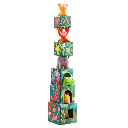 Djeco - Maxi Topanijungle - Jouets à empiler premier âge - DJ09101 -  - jeuSociete